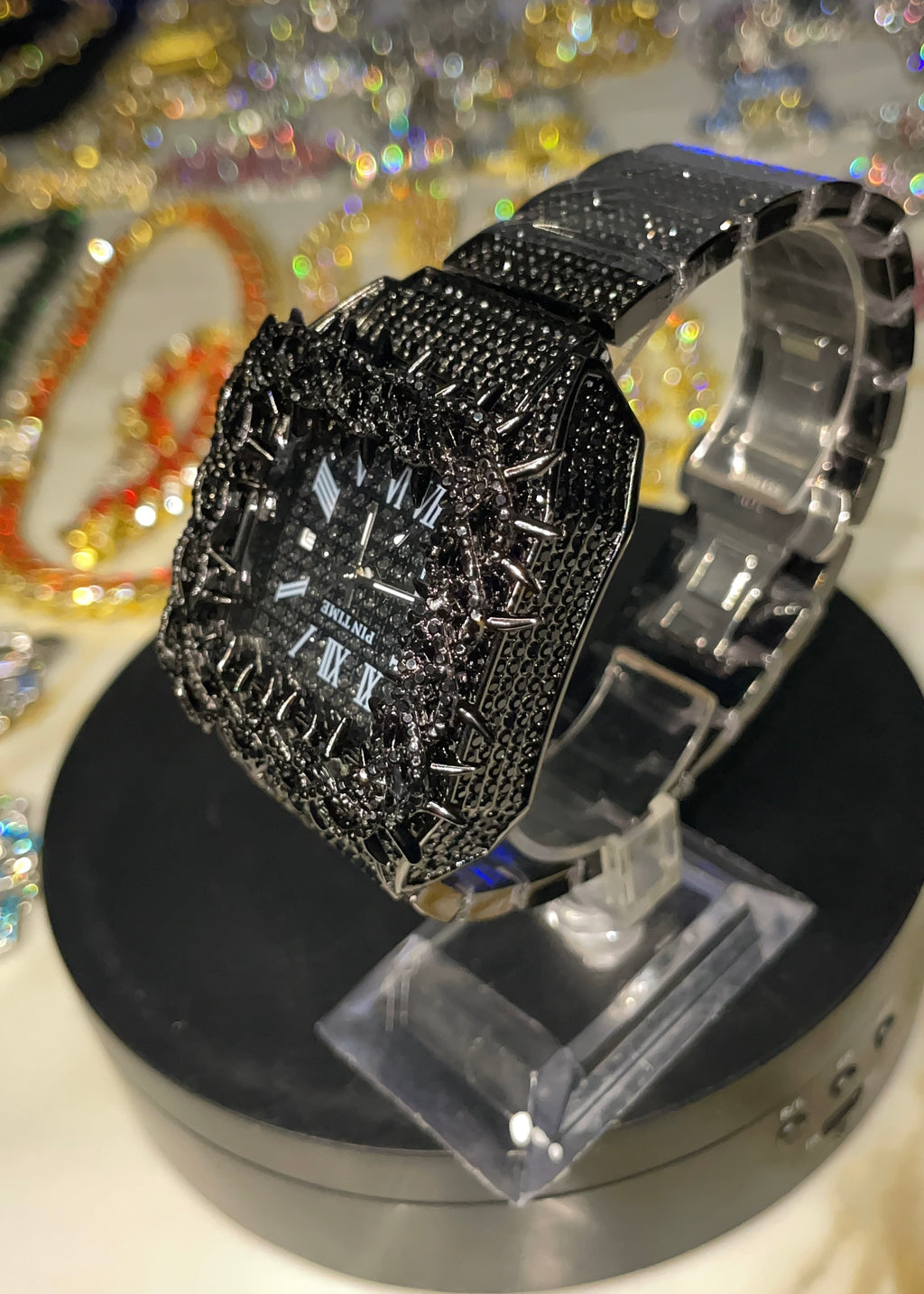 RELOJ CORONA DE ESPINAS CUADRADO
