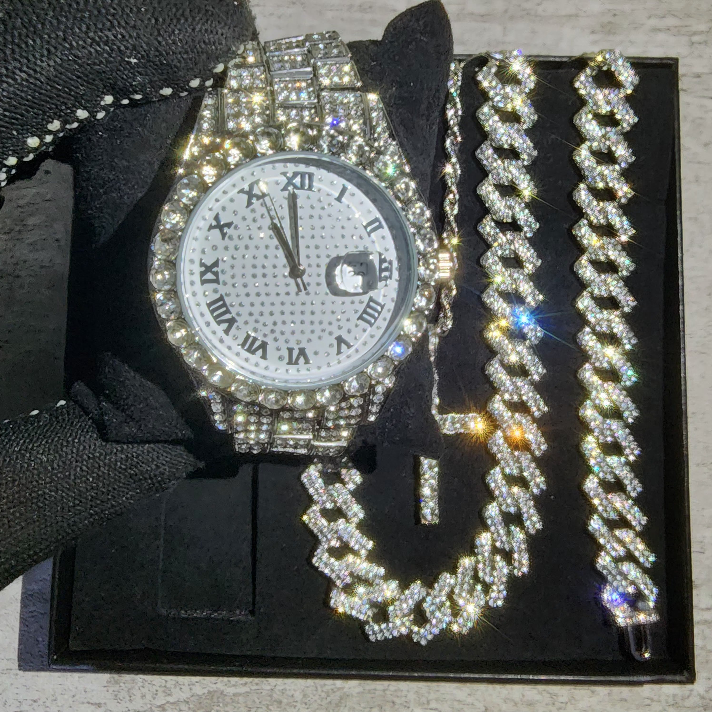 Set de reloj de 4 piezas