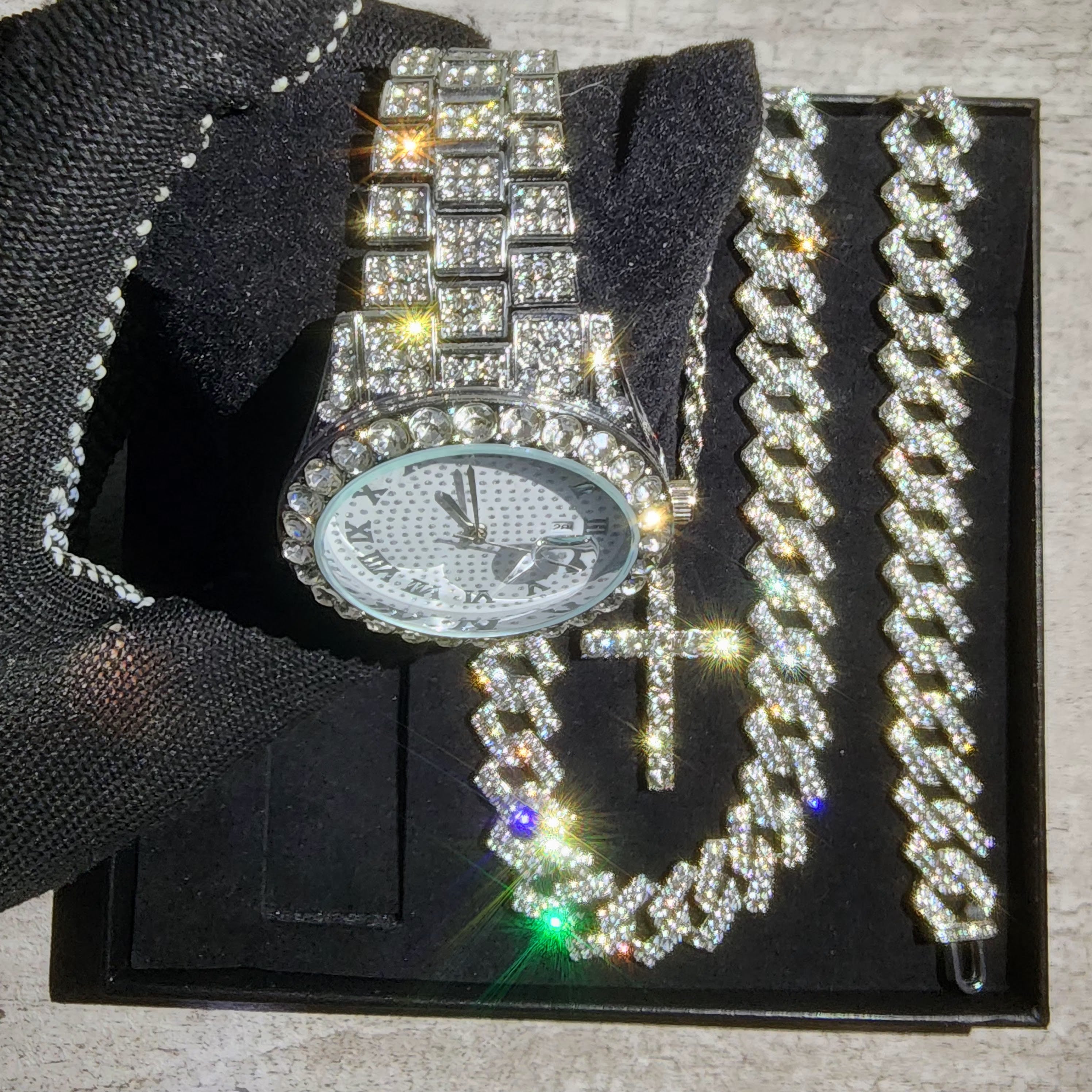 Set de reloj de 4 piezas