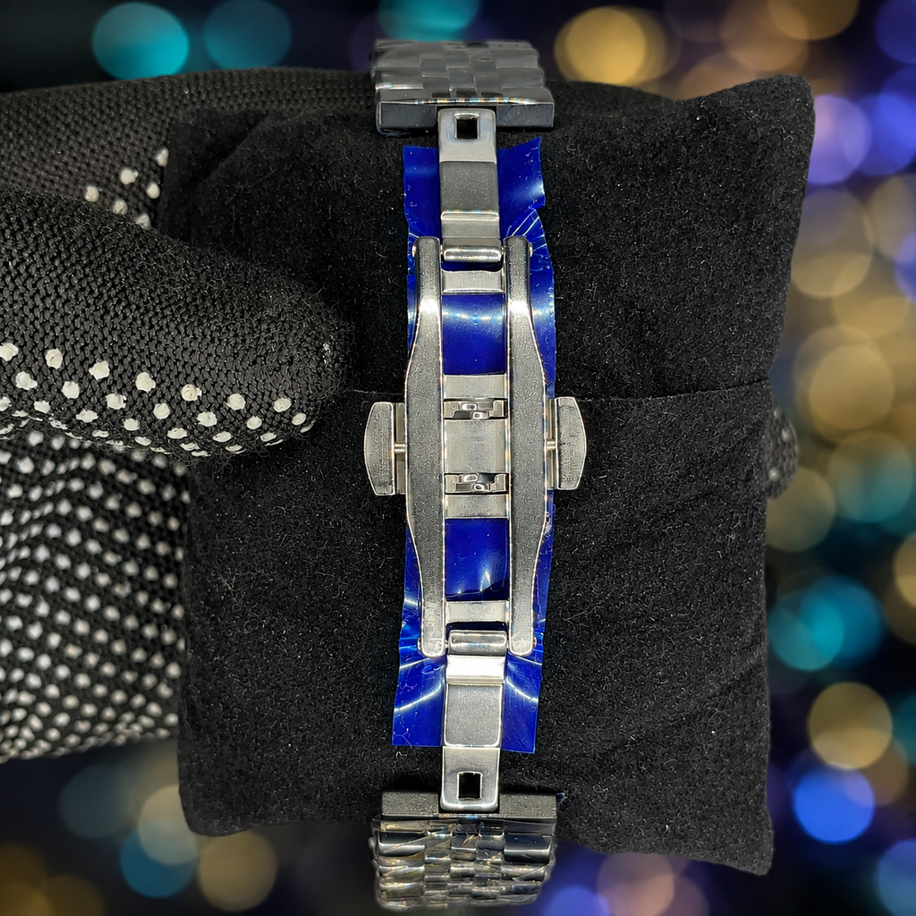 POEDEGAR 910 RELOJES DE ACERO INOXIDABLE, CRISTAL DE ZAFIRO