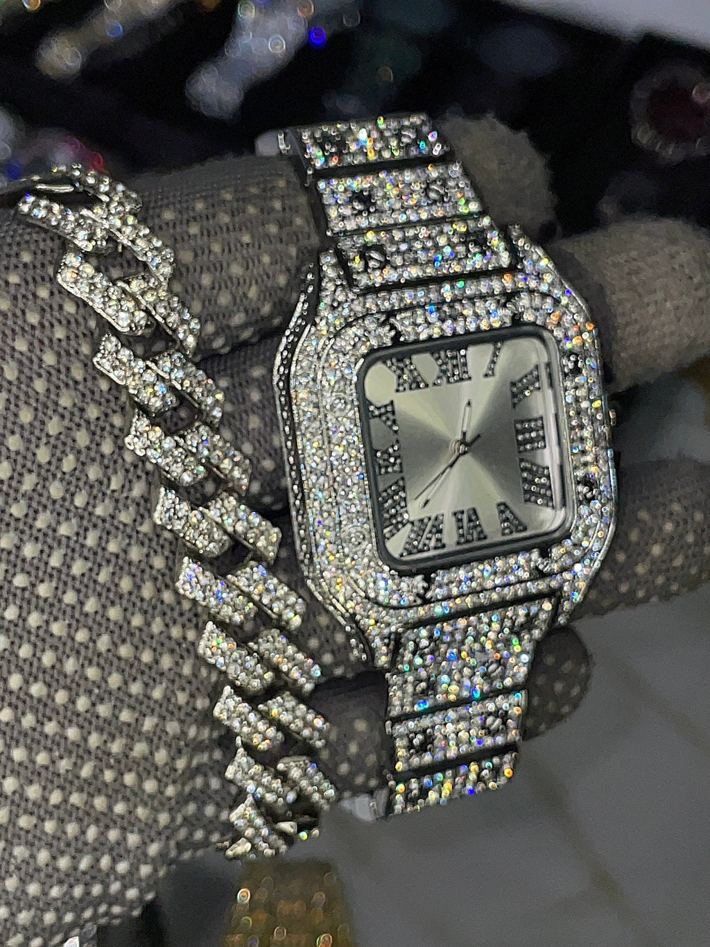 COMBO DE RELOJ Y PULSERA + RECORTADOR DE RELOJ  (ACERO INOXIDABLE)