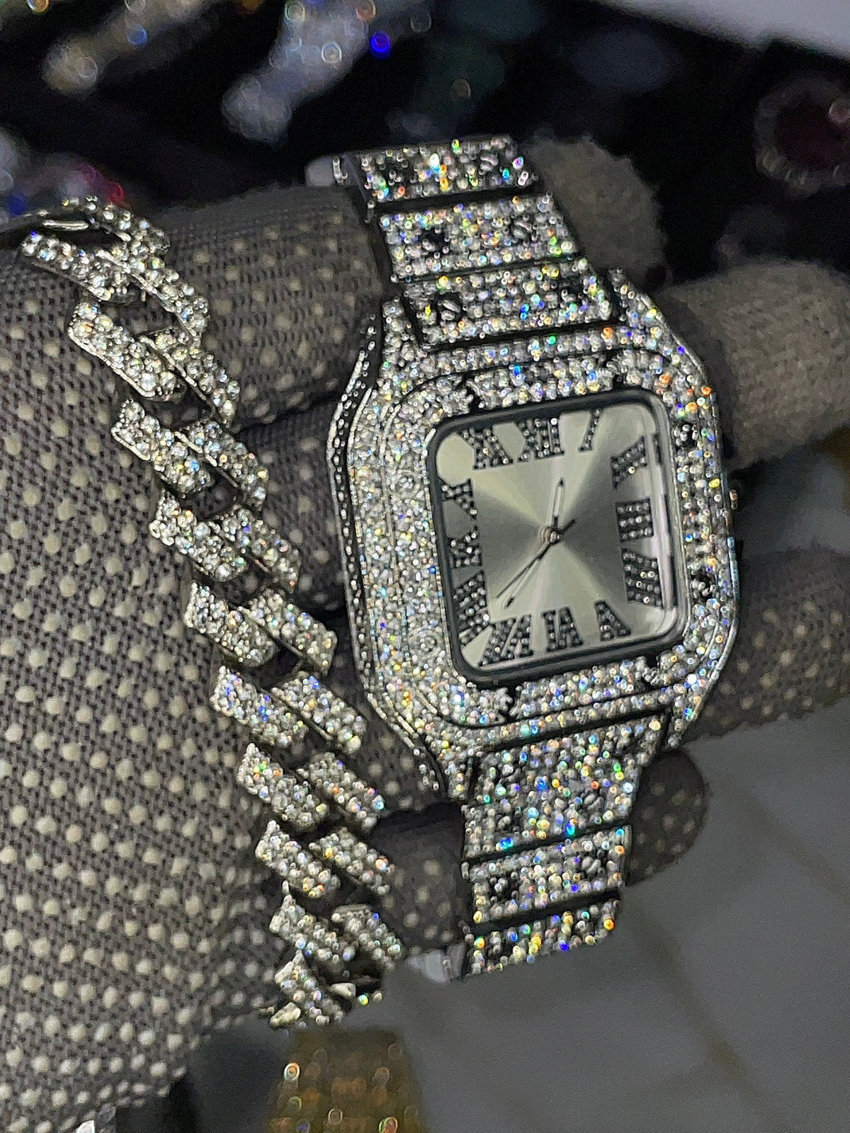 COMBO DE RELOJ Y PULSERA + RECORTADOR DE RELOJ  (ACERO INOXIDABLE)