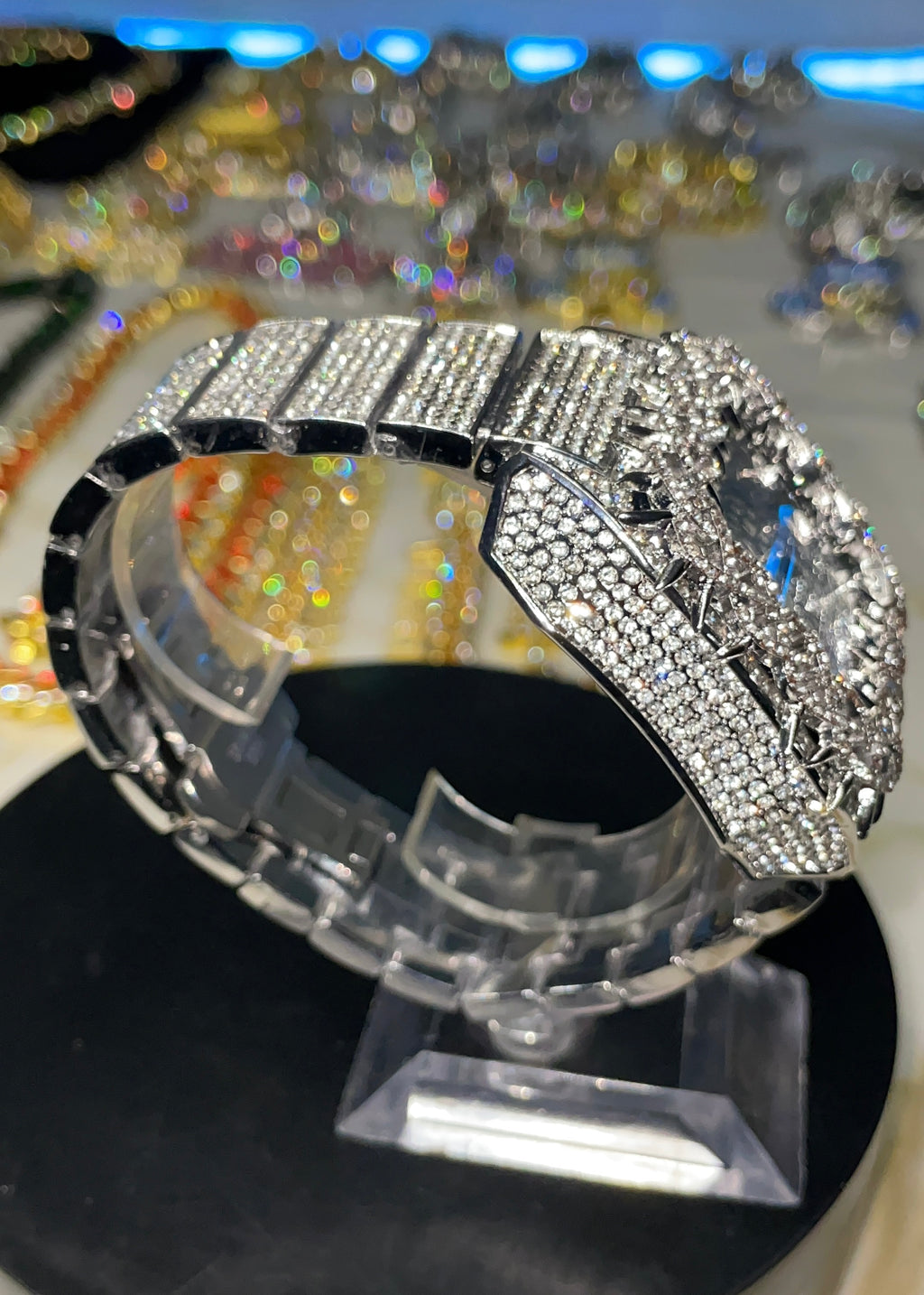 RELOJ CORONA DE ESPINAS CUADRADO
