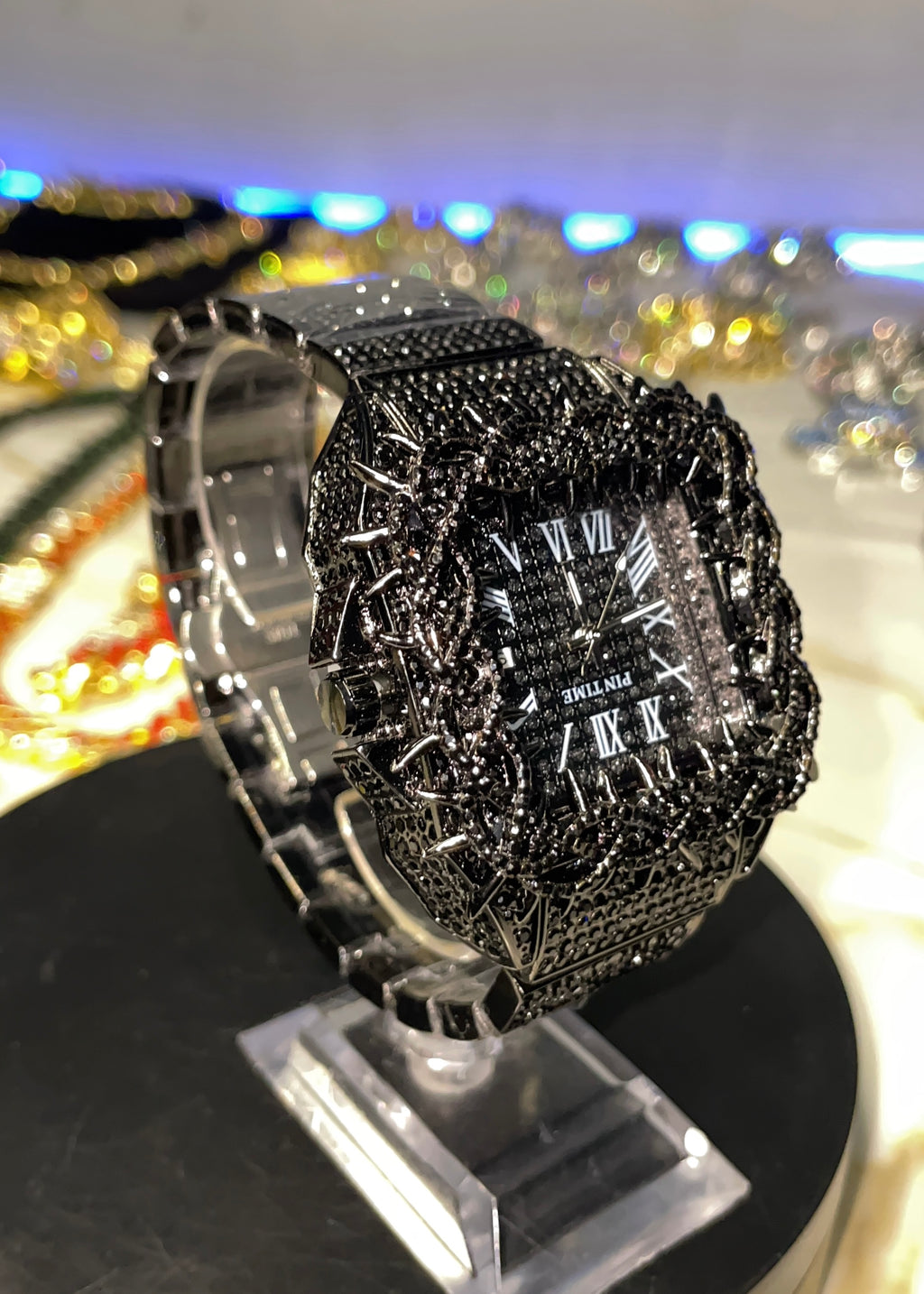 RELOJ CORONA DE ESPINAS CUADRADO