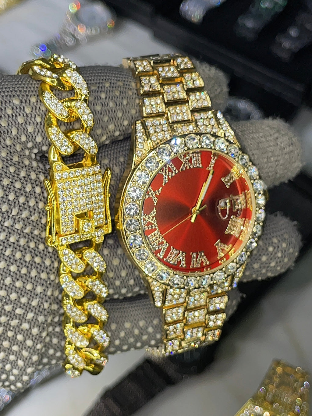 COMBO DE RELOJ Y PULSERA + RECORTADOR DE RELOJ  (ACERO INOXIDABLE)