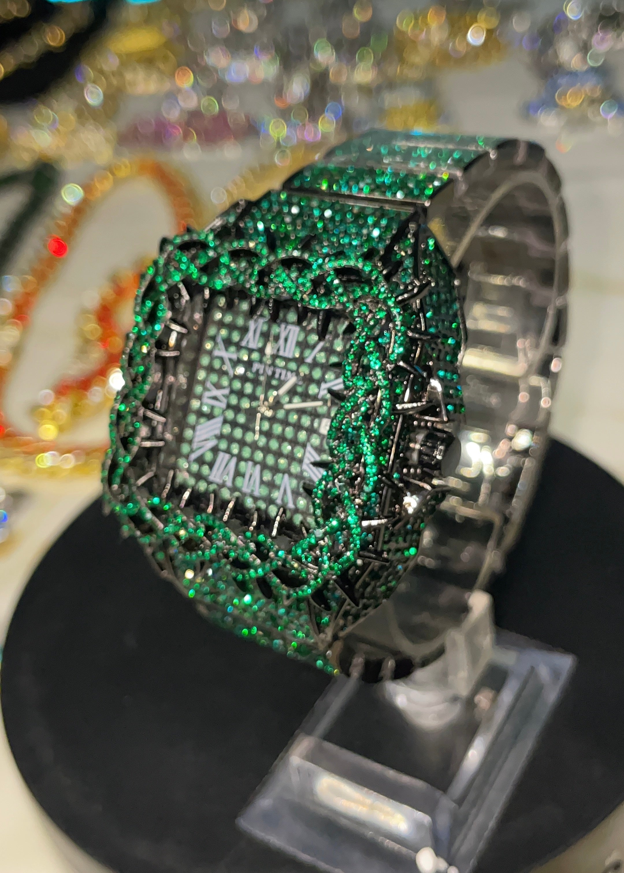 RELOJ CORONA DE ESPINAS CUADRADO