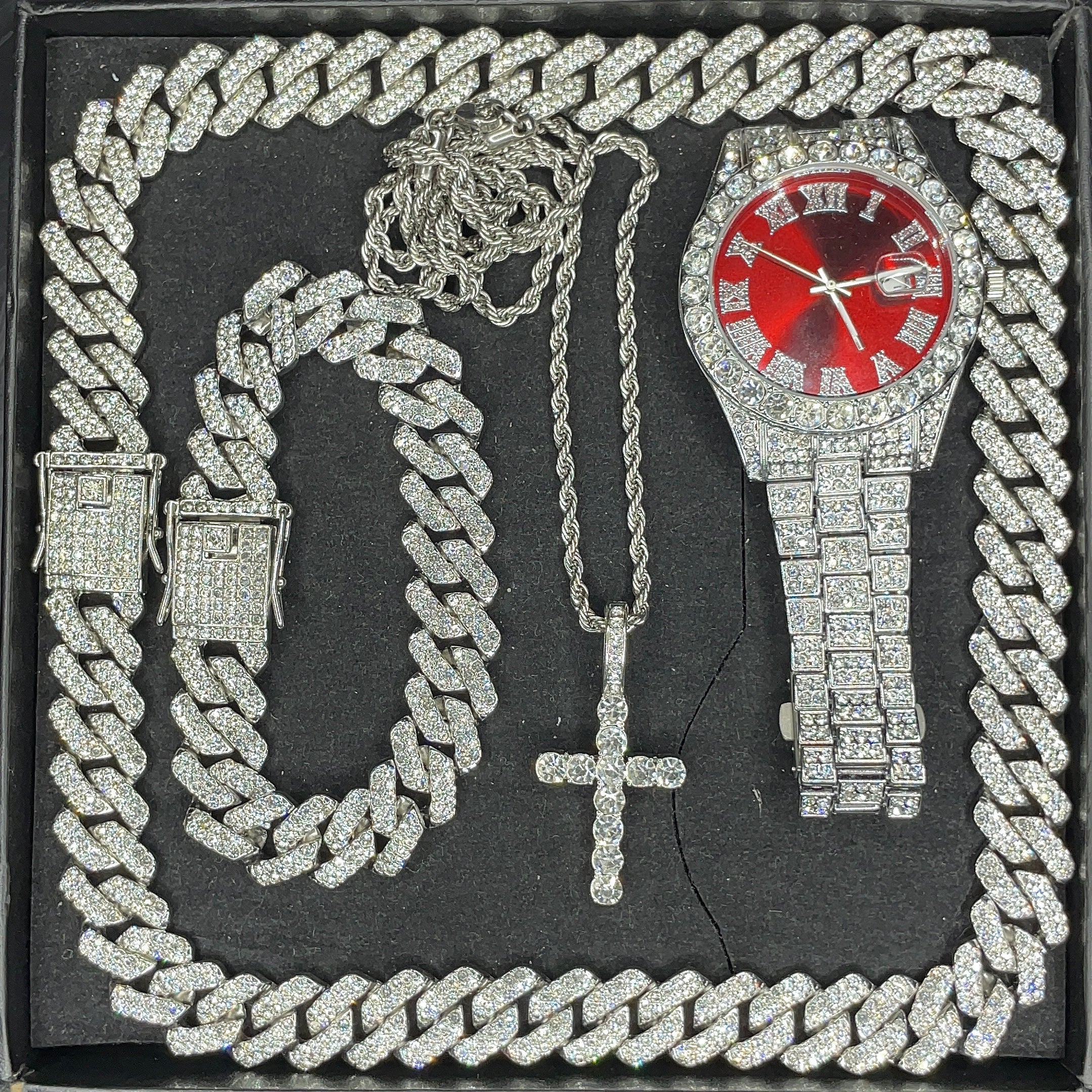 Set de reloj de 4 piezas