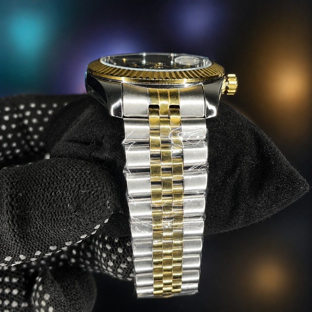 POEDEGAR 910 RELOJES DE ACERO INOXIDABLE, CRISTAL DE ZAFIRO
