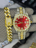 COMBO DE RELOJ Y PULSERA + RECORTADOR DE RELOJ  (ACERO INOXIDABLE)